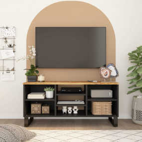 TV Cabinet Natural brown, Black