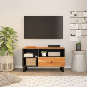 TV Cabinet Natural wood and black
