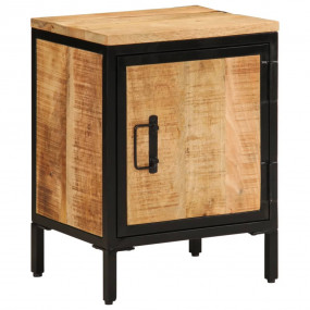 Bedside Cabinet Natural mango wood Solid mango wood, ir...
