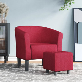 Tub Chair Wine Red