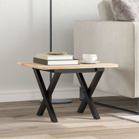 Coffee Table Leg Black Tough Powder-coated steel Medium
