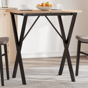 Dining Table Leg Black Powder-coated steel Medium