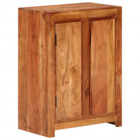 Sideboard Honey Brown Solid Acacia Wood Medium Sideboar...