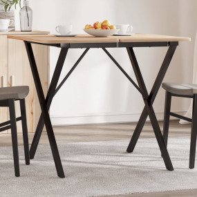 Dining Table Leg Black Cast Iron Standard Durable