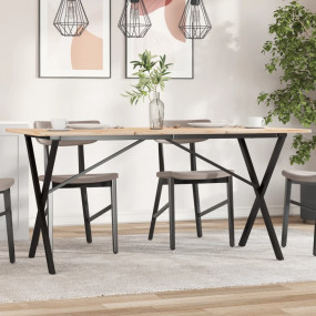 Dining Table Leg Black Steel Medium Durable Dining Tabl...