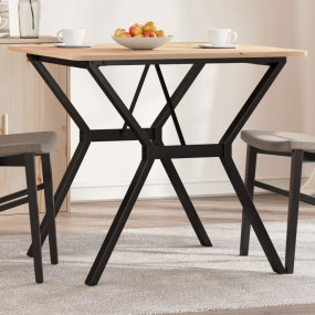 Dining Table Leg Black Powder-coated steel Standard