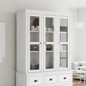 Cabinet With Glass Doors White