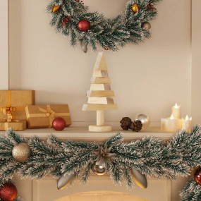 Wooden Christmas Tree Natural wood Solid pine wood Smal...