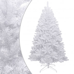 Artificial Hinged Christmas Tree White PVC
