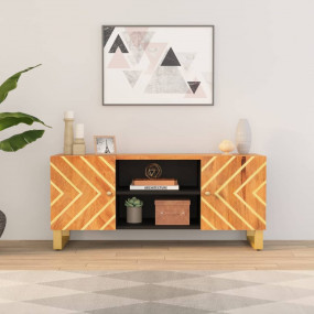 TV Cabinet Brown and Black