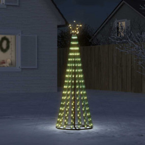 LED Christmas Tree Warm white, dark green PVC, Copper, ...