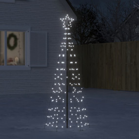 LED Christmas Tree Cold White, Dark Green Copper, Iron