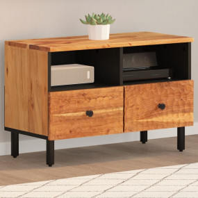 TV Cabinet Natural wood and black