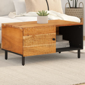 Coffee Table Natural Solid Acacia wood, Engineered wood...