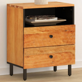 Bedside Cabinet Natural wood Solid acacia wood