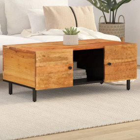 Coffee Table Natural Acacia Wood Solid Acacia wood Medi...