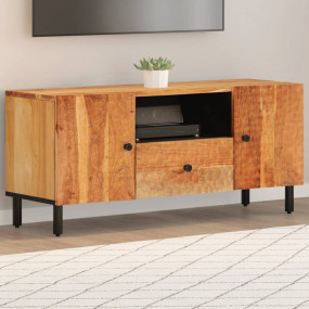 TV Cabinet Natural Wood Solid Acacia wood, Engineered w...