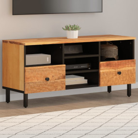 TV Cabinet Natural wood and black iron