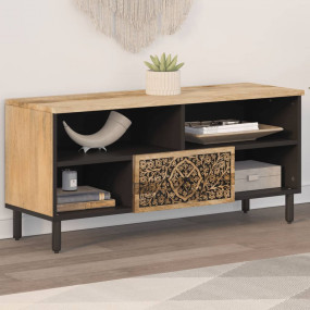 TV Cabinet Natural wood Solid mango wood, engineered wo...