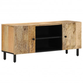 TV Cabinet Natural Mango Wood Solid Mango Wood Medium T...