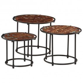 Nesting Table Mixed color finish
