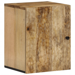 Bathroom Wall Cabinet Natural Wood Solid Mango Wood, En...