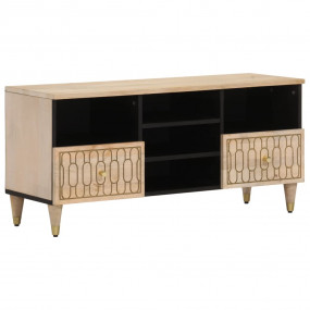 TV Cabinet Natural wood Solid mango wood, engineered wo...