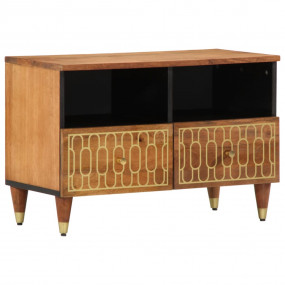 TV Cabinet Honey brown Solid mango wood, iron Medium TV...