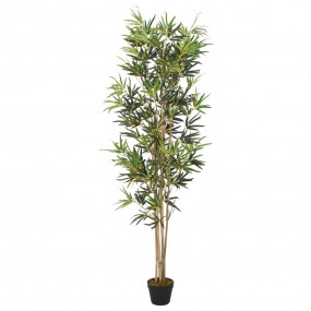 Artificial Bamboo Tree Green Bamboo, Textile fiber, Pla...