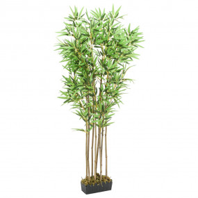 Artificial Bamboo Tree Green Bamboo and Textile fiber E...
