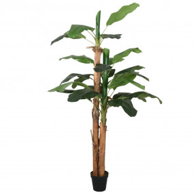 Artificial Banana Tree Green PEVA, Bamboo, Plastic 59.1...