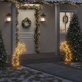Christmas Light Decoration Warm white Iron 35 inches he...