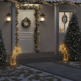 Christmas Light Decoration Warm white Iron, LED Medium