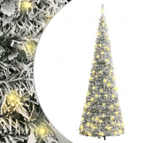 Artificial Christmas Tree Green and white PVC and metal...
