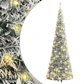 Artificial Christmas Tree Green and white PVC and metal...