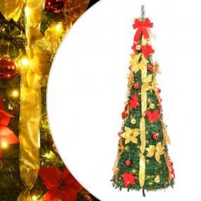 Artificial Christmas Tree Green PVC, metal 59.1 in Coll...