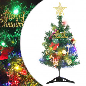 Mini Artificial Christmas Tree Green PVC Small