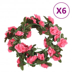 Christmas Flower Garland Red Pink Artificial silk, PE E...