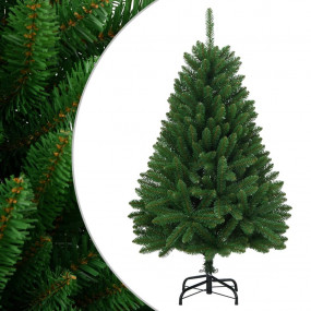 Artificial Hinged Christmas Tree Green PVC, Metal Folda...
