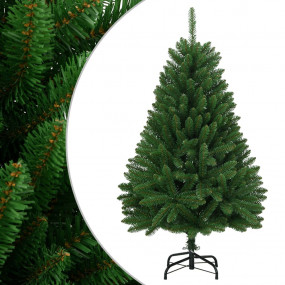 Artificial Hinged Christmas Tree Green PVC, metal Mediu...