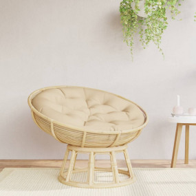 Round Cushion Beige Oxford fabric, Hollow fiber  39.4 x...