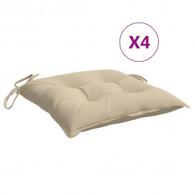 Pallet Cushion Set of 4 Beige Oxford fabric (100% polye...