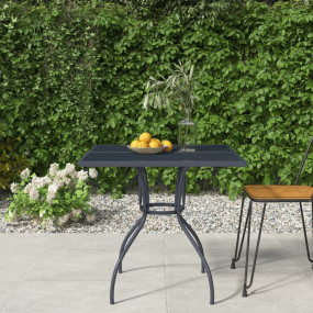 Garden Table Anthracite Steel (e-coated and powder-coat...