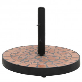 Parasol Base Terracotta Powder-coated iron Large