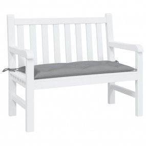 Garden Bench Cushion Grey Oxford fabric (100% polyester...