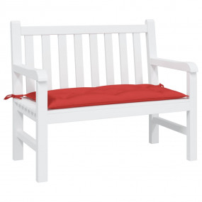 Garden Bench Cushion Red Oxford fabric (100% polyester)...