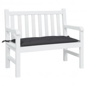 Garden Bench Cushion Black Oxford fabric (100% polyeste...