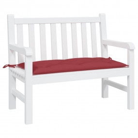 Garden Bench Cushion Wine red Oxford fabric (100% polye...