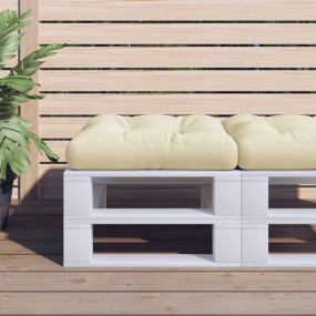 Pallet Cushion Cream Polyester 19.7 in x 19.7 in