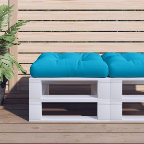 Pallet Cushion Blue Polyester 7.8"x7.8"x1.9